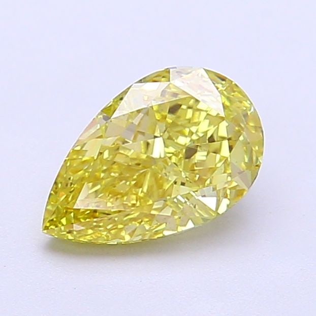 Loose Diamond - PEAR 1.06ct Fancy Intense Yellow VS2: Loose Diamond - PEAR 1.06ct Fancy Intense Yellow VS2 Source: This is a real non-mined Diamond that has been grown in a lab Shape: PEAR Carats: 1.06 Color: Fancy Intense Yellow Certification: IGI Video