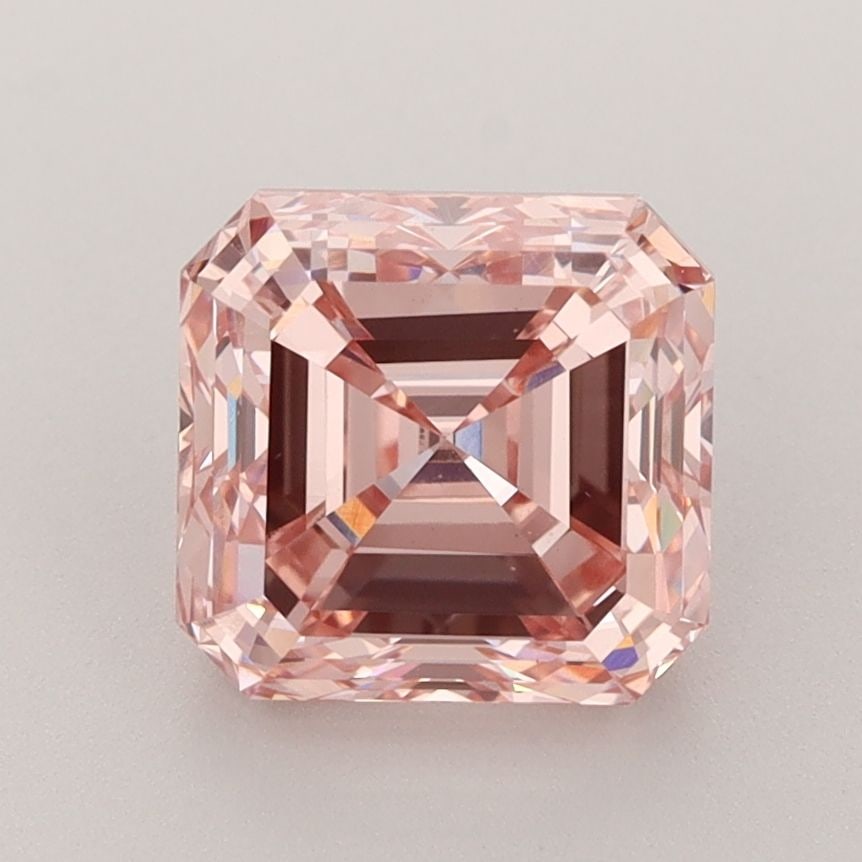 Loose Diamond - SQUARE EMERALD 2.69ct Fancy Intense Pink VS1: Loose Diamond - SQUARE EMERALD 2.69ct Fancy Intense Pink VS1 Source: This is a real non-mined Diamond that has been grown in a lab Shape: SQUARE EMERALD Carats: 2.69 Color: Fancy Intense Pink Certific