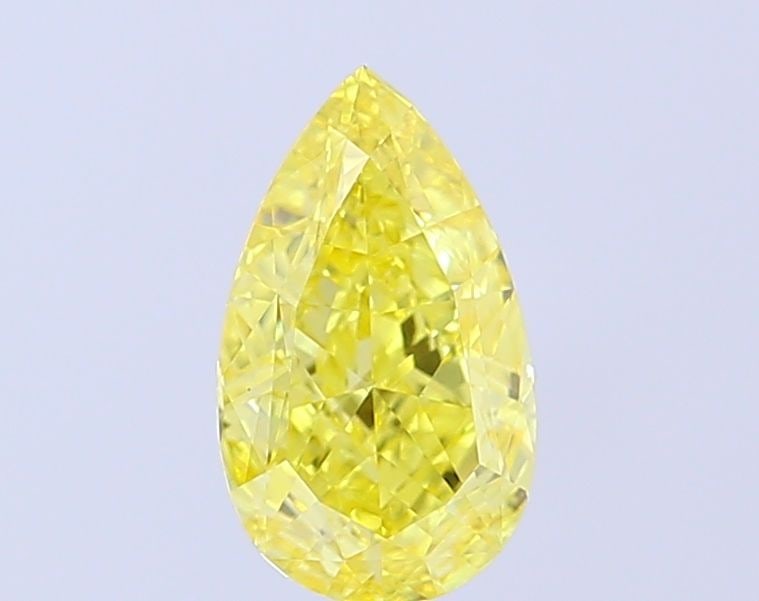 Loose Diamond - PEAR 1.56ct Fancy Vivid Yellow VS1: Loose Diamond - PEAR 1.56ct Fancy Vivid Yellow VS1 Source: This is a real non-mined Diamond that has been grown in a lab Shape: PEAR Carats: 1.56 Color: Fancy Vivid Yellow Certification: IGI Video: