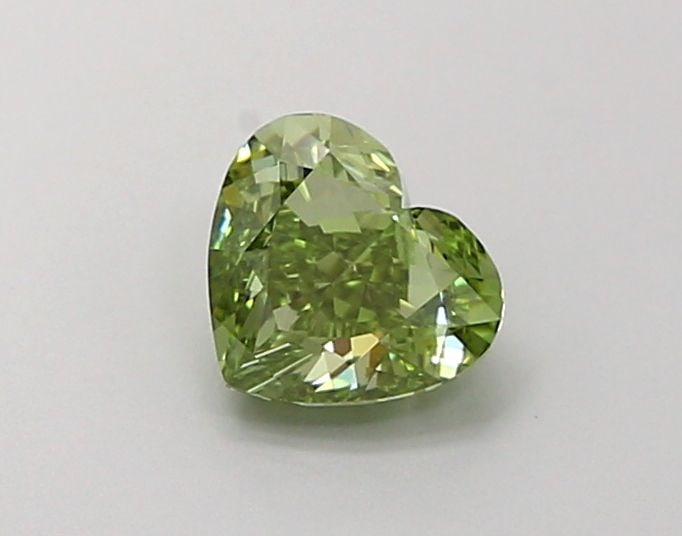 Loose Diamond - HEART 1.05ct Fancy Vivid Green VS1: Loose Diamond - HEART 1.05ct Fancy Vivid Green VS1 Source: This is a real non-mined Diamond that has been grown in a lab Shape: HEART Carats: 1.05 Color: Fancy Vivid Green Certification: IGI Video:
