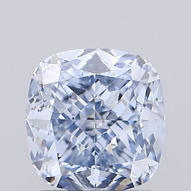 Loose Diamond - CUSHION MODIFIED 1.66ct Fancy Blue VVS2: Loose Diamond - CUSHION MODIFIED 1.66ct Fancy Blue VVS2 Source: This is a real non-mined Diamond that has been grown in a lab Shape: CUSHION MODIFIED Carats: 1.66 Color: Fancy Blue Certification: IGI 