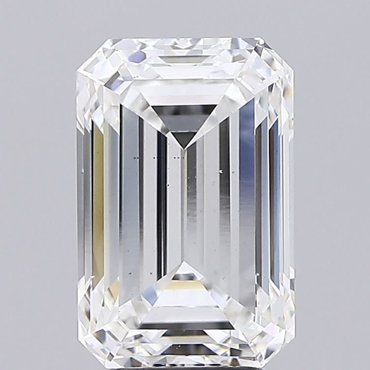 Loose Diamond - EMERALD 4.85ct F VVS2: Loose Diamond - EMERALD 4.85ct F VVS2 Source: This is a real non-mined Diamond that has been grown in a lab Shape: EMERALD Carats: 4.85 Color: F Clarity: VVS2 Certification: IGI Video: