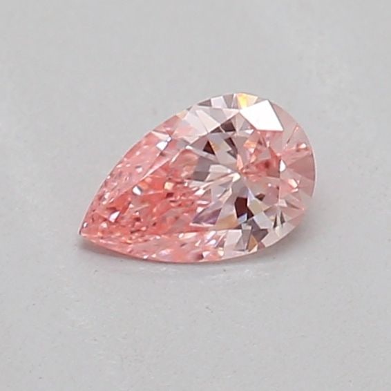 Loose Diamond - PEAR 0.14ct Fancy Vivid Pink VVS2: Loose Diamond - PEAR 0.14ct Fancy Vivid Pink VVS2 Source: This is a real non-mined Diamond that has been grown in a lab Shape: PEAR Carats: 0.14 Color: Fancy Vivid Pink Certification: IGI The Diamond 