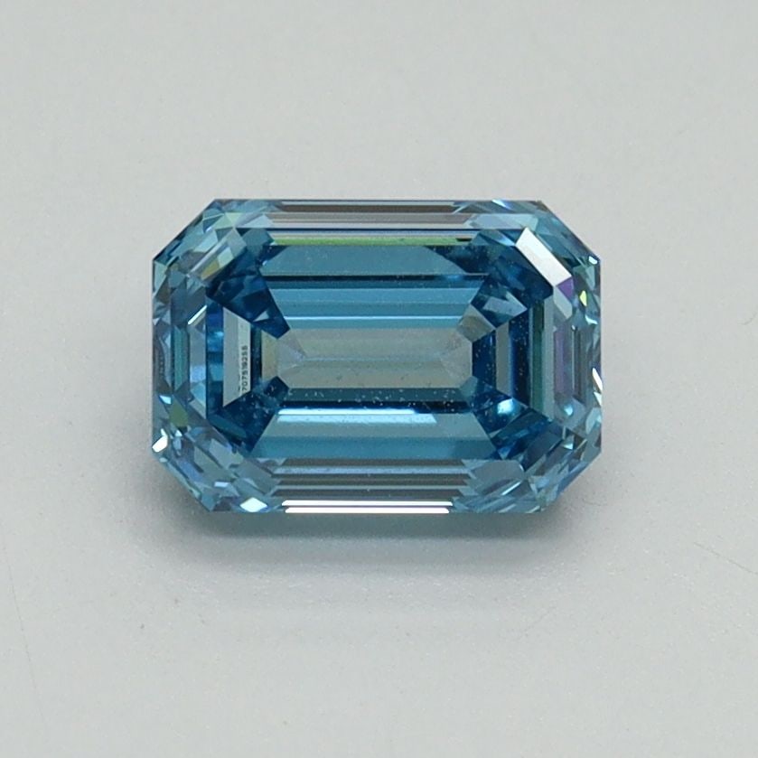 Loose Diamond - EMERALD 1.02ct Fancy Vivid Blue VVS2: Loose Diamond - EMERALD 1.02ct Fancy Vivid Blue VVS2 Source: This is a real non-mined Diamond that has been grown in a lab Shape: EMERALD Carats: 1.02 Color: Fancy Vivid Blue Certification: IGI Video: