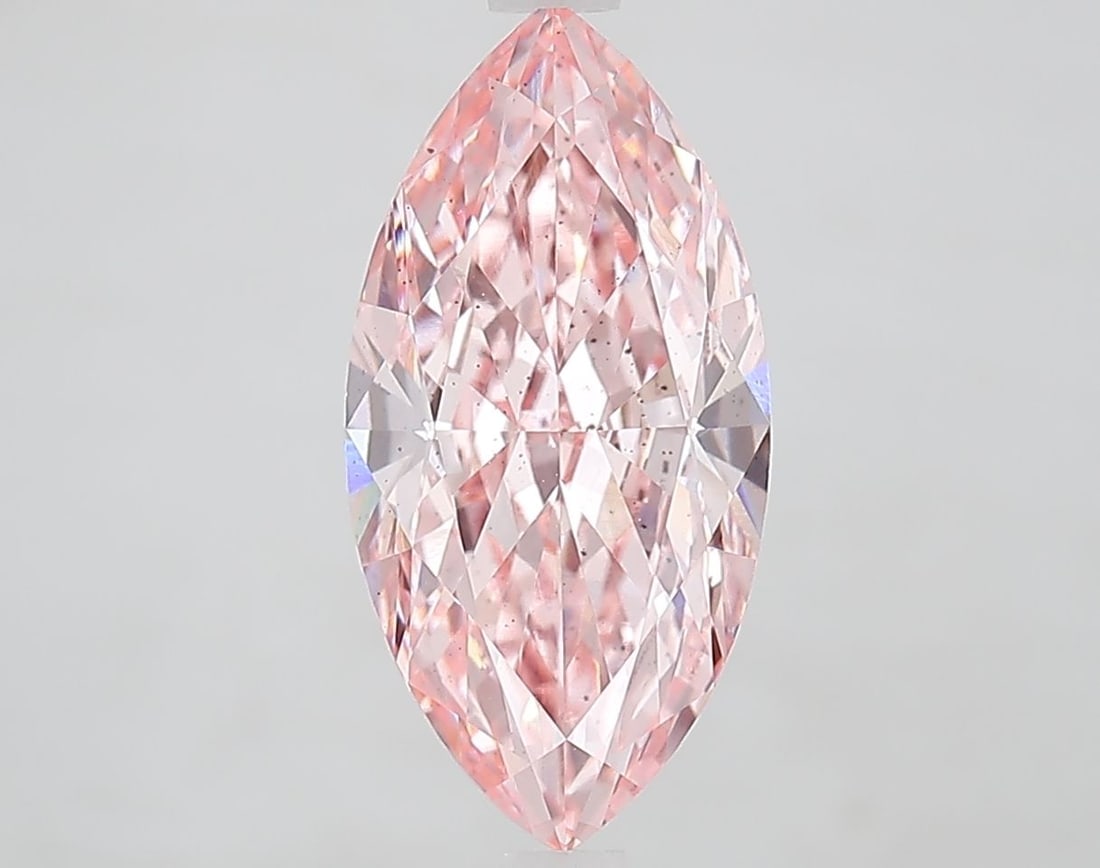 Loose Diamond - MARQUISE 3.16ct Fancy Vivid Pink SI1: Loose Diamond - MARQUISE 3.16ct Fancy Vivid Pink SI1 Source: This is a real non-mined Diamond that has been grown in a lab Shape: MARQUISE Carats: 3.16 Color: Fancy Vivid Pink Certification: IGI Video