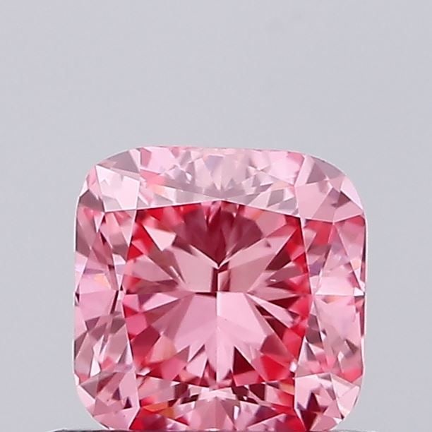 Loose Diamond - CUSHION MODIFIED 0.48ct Fancy Vivid Pink VVS2: Loose Diamond - CUSHION MODIFIED 0.48ct Fancy Vivid Pink VVS2 Source: This is a real non-mined Diamond that has been grown in a lab Shape: CUSHION MODIFIED Carats: 0.48 Color: Fancy Vivid Pink Certifi