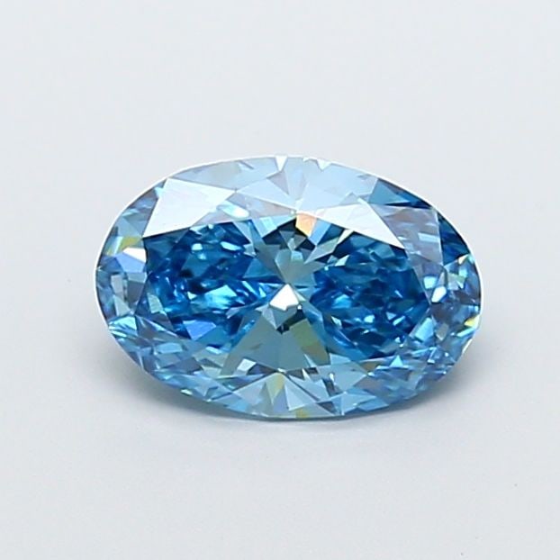 Loose Diamond - OVAL 2.04ct Fancy Vivid Blue VS1: Loose Diamond - OVAL 2.04ct Fancy Vivid Blue VS1 Source: This is a real non-mined Diamond that has been grown in a lab Shape: OVAL Carats: 2.04 Color: Fancy Vivid Blue Certification: IGI Video: