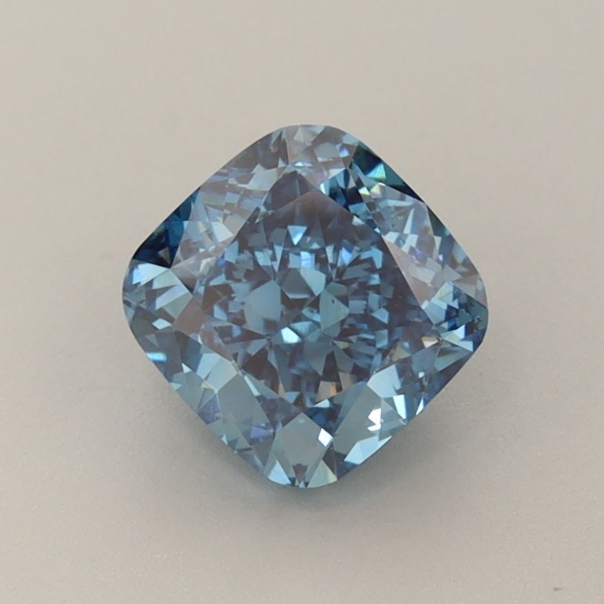 Loose Diamond - CUSHION BRILLIANT 1.63ct Fancy Vivid Blue VS1: Loose Diamond - CUSHION BRILLIANT 1.63ct Fancy Vivid Blue VS1 Source: This is a real non-mined Diamond that has been grown in a lab Shape: CUSHION BRILLIANT Carats: 1.63 Color: Fancy Vivid Blue Certif
