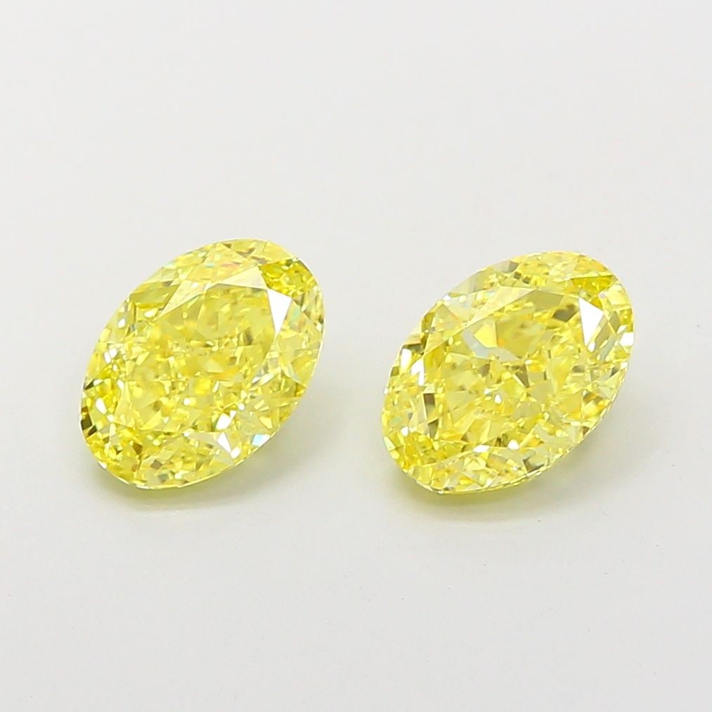 Loose Diamond - OVAL 1.66ct Fancy Vivid Yellow VS1: Loose Diamond - OVAL 1.66ct Fancy Vivid Yellow VS1 Source: This is a real non-mined Diamond that has been grown in a lab Shape: OVAL Carats: 1.66 Color: Fancy Vivid Yellow Certification: IGI Video:
