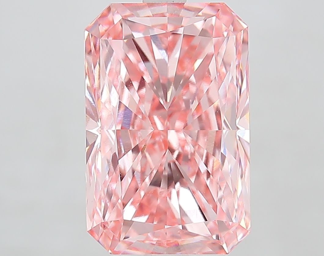 Loose Diamond - RADIANT 4.82ct Fancy Vivid Pink VS1 (1 of 1)