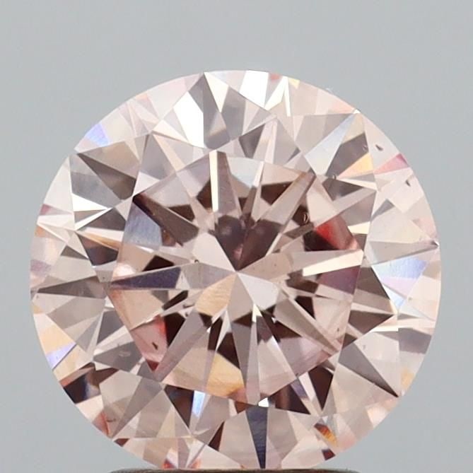 Loose Diamond - ROUND 2.48ct Fancy Pink SI1: Loose Diamond - ROUND 2.48ct Fancy Pink SI1 Source: This is a real non-mined Diamond that has been grown in a lab Shape: ROUND Carats: 2.48 Color: Fancy Pink Certification: IGI Video: