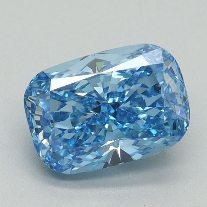 Loose Diamond - CUSHION BRILLIANT 1.2ct Fancy Vivid Blue VS1: Loose Diamond - CUSHION BRILLIANT 1.2ct Fancy Vivid Blue VS1 Source: This is a real non-mined Diamond that has been grown in a lab Shape: CUSHION BRILLIANT Carats: 1.2 Color: Fancy Vivid Blue Certific