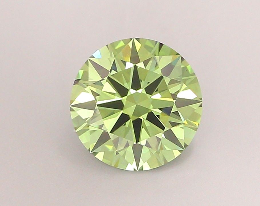 Ideal Loose Diamond - ROUND 2.06ct Fancy Vivid Green VS2: Ideal Loose Diamond - ROUND 2.06ct Fancy Vivid Green VS2 Source: This is a real non-mined Diamond that has been grown in a lab Shape: ROUND Carats: 2.06 Color: Fancy Vivid Green Certification: IGI Vid