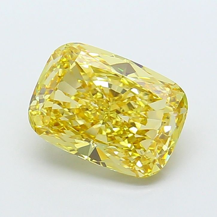 Loose Diamond - CUSHION MODIFIED 3.51ct Fancy Intense Brownish Yellow VS1: Loose Diamond - CUSHION MODIFIED 3.51ct Fancy Intense Brownish Yellow VS1 Source: This is a real non-mined Diamond that has been grown in a lab Shape: CUSHION MODIFIED Carats: 3.51 Color: Fancy Intens