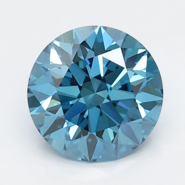 Loose Diamond - ROUND 1.1ct Blue VS2: Loose Diamond - ROUND 1.1ct Blue VS2 Source: This is a real non-mined Diamond that has been grown in a lab Shape: ROUND Carats: 1.1 Color: Blue Certification: NONE Video: