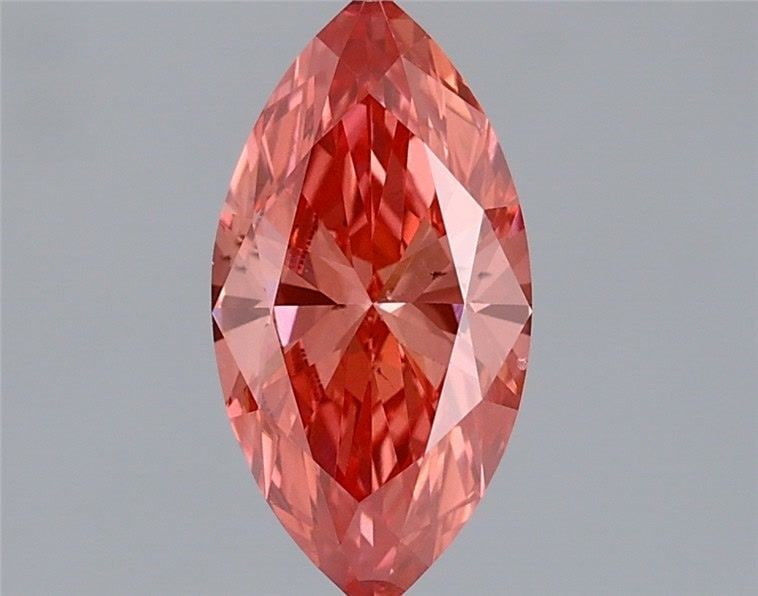 Loose Diamond - MARQUISE 0.86ct Fancy Vivid Pink VS2: Loose Diamond - MARQUISE 0.86ct Fancy Vivid Pink VS2 Source: This is a real non-mined Diamond that has been grown in a lab Shape: MARQUISE Carats: 0.86 Color: Fancy Vivid Pink Certification: IGI Video