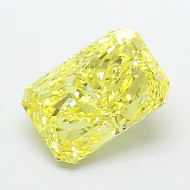 Loose Diamond - RADIANT 3.0ct Fancy Intense Yellow VS1: Loose Diamond - RADIANT 3.0ct Fancy Intense Yellow VS1 Source: This is a real non-mined Diamond that has been grown in a lab Shape: RADIANT Carats: 3.0 Color: Fancy Intense Yellow Certification: IGI V