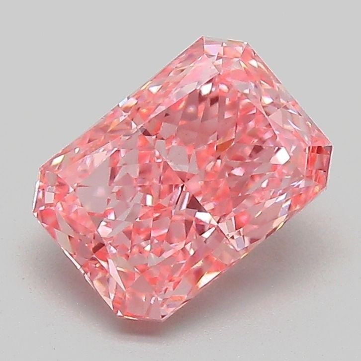 Loose Diamond - RADIANT 1.59ct Fancy Vivid Pink VS1: Loose Diamond - RADIANT 1.59ct Fancy Vivid Pink VS1 Source: This is a real non-mined Diamond that has been grown in a lab Shape: RADIANT Carats: 1.59 Color: Fancy Vivid Pink Certification: IGI Video: