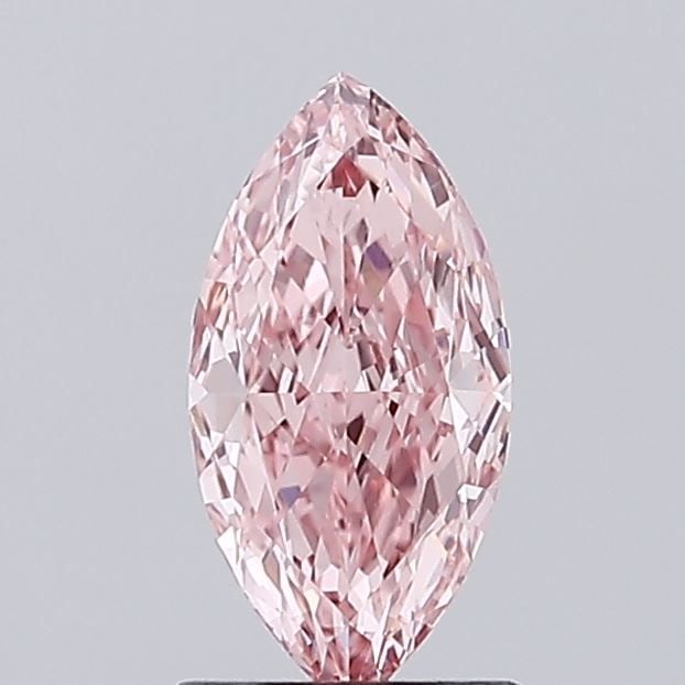 Loose Diamond - MARQUISE 1.06ct Fancy Intense Pink VS1: Loose Diamond - MARQUISE 1.06ct Fancy Intense Pink VS1 Source: This is a real non-mined Diamond that has been grown in a lab Shape: MARQUISE Carats: 1.06 Color: Fancy Intense Pink Certification: NONE 