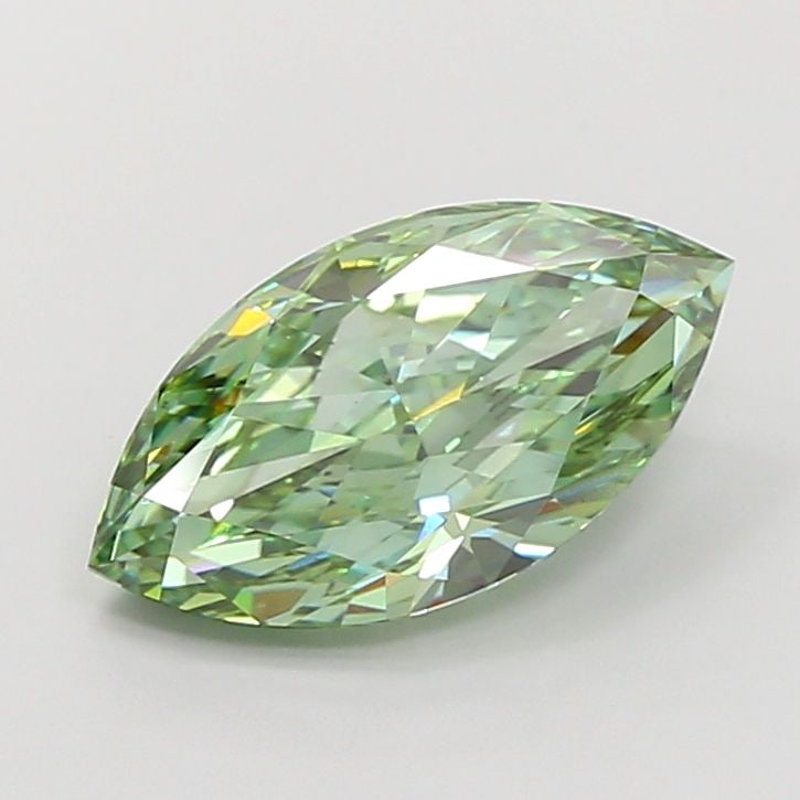 Loose Diamond - MARQUISE 4.55ct Fancy Vivid Green VS1: Loose Diamond - MARQUISE 4.55ct Fancy Vivid Green VS1 Source: This is a real non-mined Diamond that has been grown in a lab Shape: MARQUISE Carats: 4.55 Color: Fancy Vivid Green Certification: IGI Vid