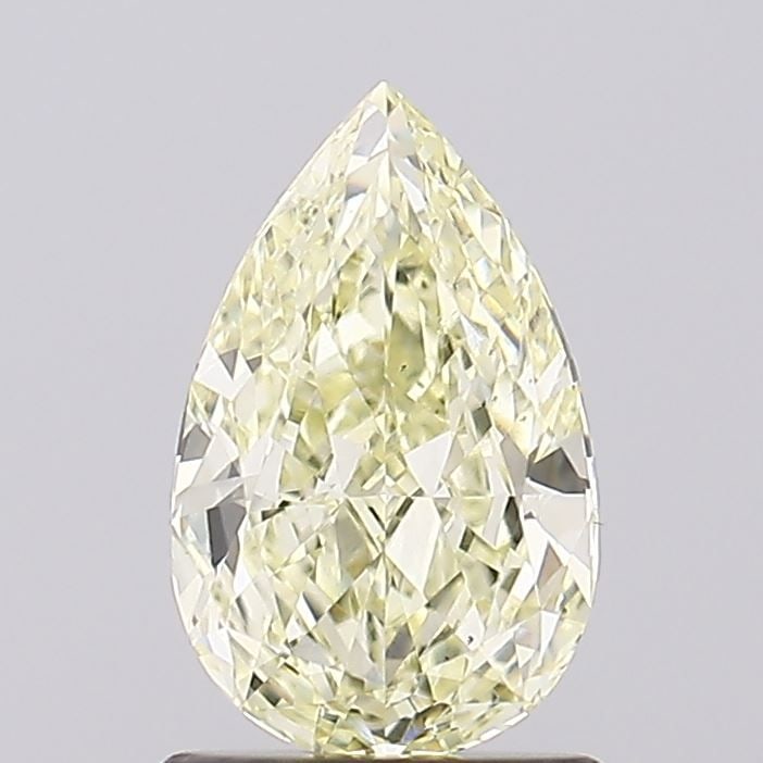 Loose Diamond - PEAR 1.06ct Fancy Light Yellow VS1: Loose Diamond - PEAR 1.06ct Fancy Light Yellow VS1 Source: This is a real non-mined Diamond that has been grown in a lab Shape: PEAR Carats: 1.06 Color: Fancy Light Yellow Certification: IGI Video: