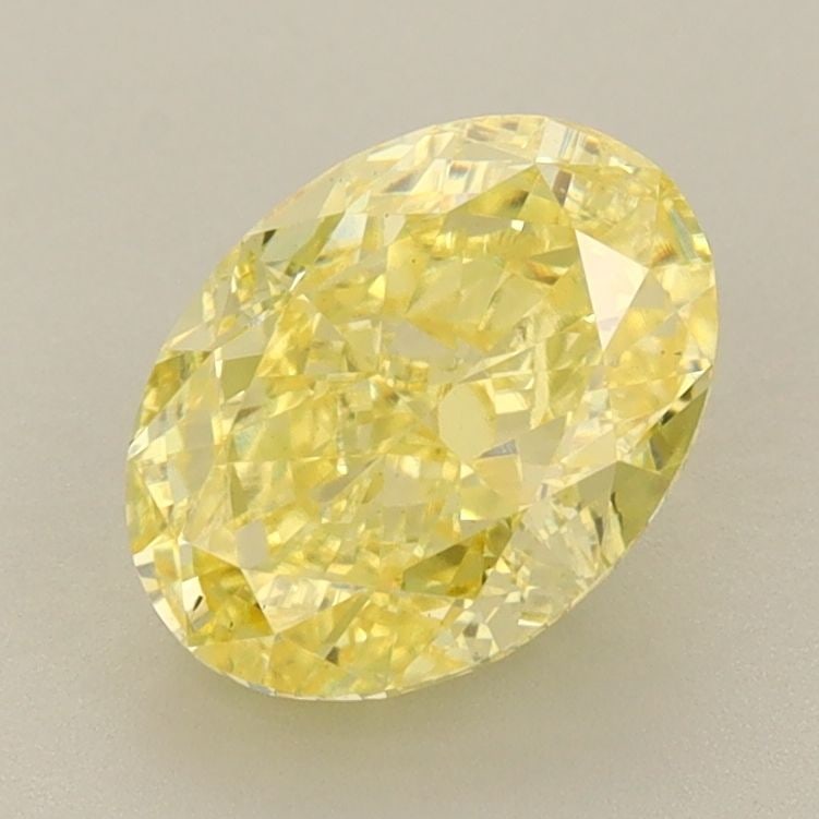 Loose Diamond - OVAL 1.88ct Fancy Vivid Yellow VS2: Loose Diamond - OVAL 1.88ct Fancy Vivid Yellow VS2 Source: This is a real non-mined Diamond that has been grown in a lab Shape: OVAL Carats: 1.88 Color: Fancy Vivid Yellow Certification: IGI Video: