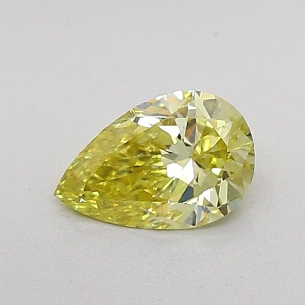 Loose Diamond - PEAR 0.5ct Fancy Vivid Yellow VS2: Loose Diamond - PEAR 0.5ct Fancy Vivid Yellow VS2 Source: This is a real non-mined Diamond that has been grown in a lab Shape: PEAR Carats: 0.5 Color: Fancy Vivid Yellow Certification: NONE Video: