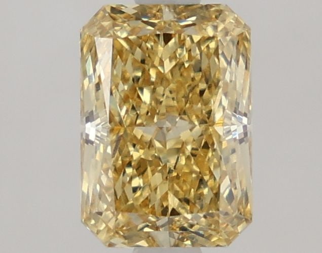 Loose Diamond - RADIANT 1.41ct Fancy Intense Yellow VVS2: Loose Diamond - RADIANT 1.41ct Fancy Intense Yellow VVS2 Source: This is a real non-mined Diamond that has been grown in a lab Shape: RADIANT Carats: 1.41 Color: Fancy Intense Yellow Certification: IG