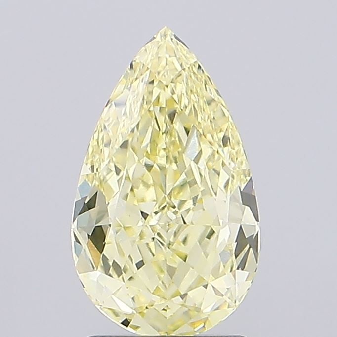 Loose Diamond - PEAR 2.09ct Fancy Intense Yellow VVS2: Loose Diamond - PEAR 2.09ct Fancy Intense Yellow VVS2 Source: This is a real non-mined Diamond that has been grown in a lab Shape: PEAR Carats: 2.09 Color: Fancy Intense Yellow Certification: IGI Vide