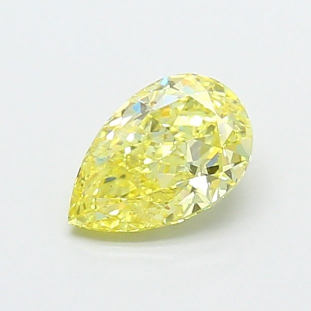 Loose Diamond - PEAR 1.01ct Fancy Intense Yellow SI1: Loose Diamond - PEAR 1.01ct Fancy Intense Yellow SI1 Source: This is a real non-mined Diamond that has been grown in a lab Shape: PEAR Carats: 1.01 Color: Fancy Intense Yellow Certification: IGI Video