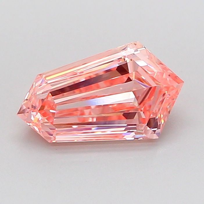 Loose Diamond - HEXAGONAL 1.59ct Fancy Intense Pink VS1: Loose Diamond - HEXAGONAL 1.59ct Fancy Intense Pink VS1 Source: This is a real non-mined Diamond that has been grown in a lab Shape: HEXAGONAL Carats: 1.59 Color: Fancy Intense Pink Certification: IGI