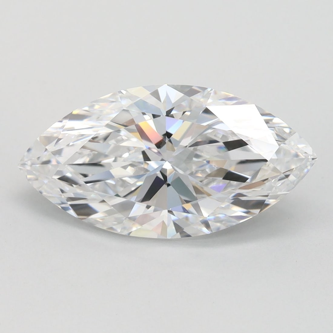 Loose Diamond - MARQUISE 2.52ct D IF: Loose Diamond - MARQUISE 2.52ct D IF Source: This is a real non-mined Diamond that has been grown in a lab Shape: MARQUISE Carats: 2.52 Color: D Clarity: IF Certification: IGI Video: