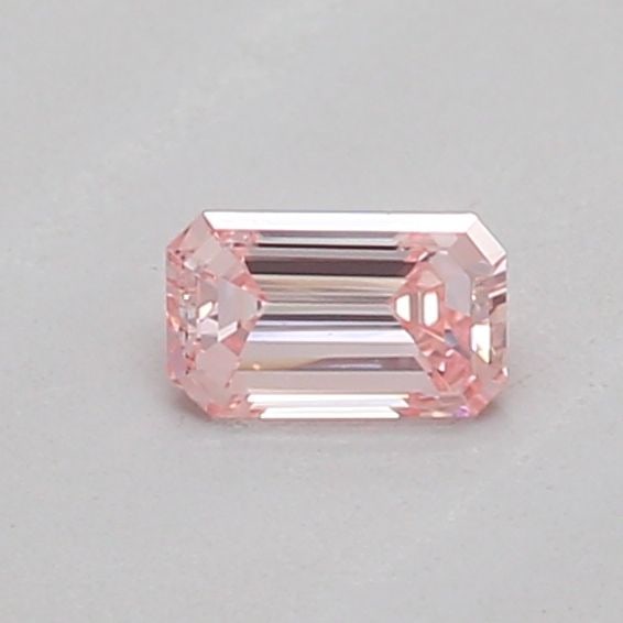 Loose Diamond - EMERALD 0.15ct Fancy Intense Pink VS1: Loose Diamond - EMERALD 0.15ct Fancy Intense Pink VS1 Source: This is a real non-mined Diamond that has been grown in a lab Shape: EMERALD Carats: 0.15 Color: Fancy Intense Pink Certification: IGI The