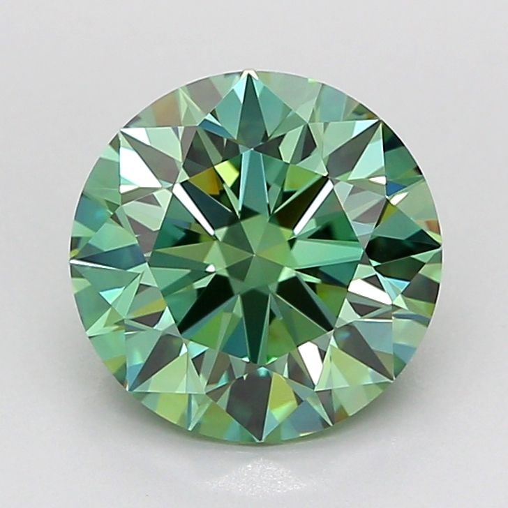 Ideal Loose Diamond - ROUND 2.76ct Fancy Vivid Green VVS2: Ideal Loose Diamond - ROUND 2.76ct Fancy Vivid Green VVS2 Source: This is a real non-mined Diamond that has been grown in a lab Shape: ROUND Carats: 2.76 Color: Fancy Vivid Green Certification: IGI Vi