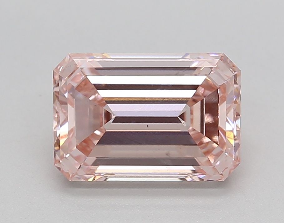 Loose Diamond - EMERALD 2.32ct Fancy Pink VS2: Loose Diamond - EMERALD 2.32ct Fancy Pink VS2 Source: This is a real non-mined Diamond that has been grown in a lab Shape: EMERALD Carats: 2.32 Color: Fancy Pink Certification: IGI Video: