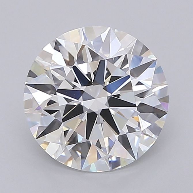 Ideal Loose Diamond - ROUND 2.54ct E VVS2: Ideal Loose Diamond - ROUND 2.54ct E VVS2 Source: This is a real non-mined Diamond that has been grown in a lab Shape: ROUND Carats: 2.54 Color: E Clarity: VVS2 Certification: IGI Video: