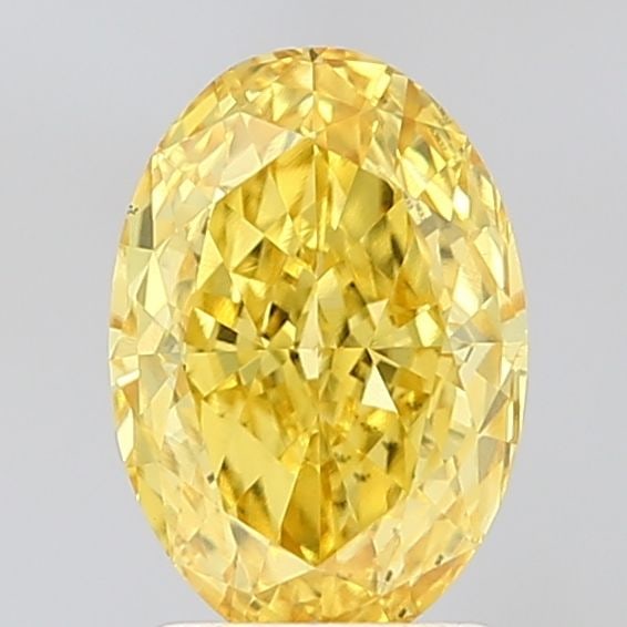 Loose Diamond - OVAL 2.02ct Fancy Vivid Yellow VS1: Loose Diamond - OVAL 2.02ct Fancy Vivid Yellow VS1 Source: This is a real non-mined Diamond that has been grown in a lab Shape: OVAL Carats: 2.02 Color: Fancy Vivid Yellow Certification: IGI Video:
