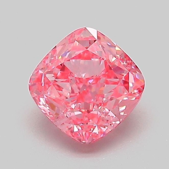 Loose Diamond - CUSHION MODIFIED 1.08ct Fancy Vivid Pink VVS2: Loose Diamond - CUSHION MODIFIED 1.08ct Fancy Vivid Pink VVS2 Source: This is a real non-mined Diamond that has been grown in a lab Shape: CUSHION MODIFIED Carats: 1.08 Color: Fancy Vivid Pink Certifi