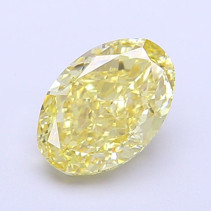 Loose Diamond - OVAL 2.05ct Fancy Intense Yellow VS1: Loose Diamond - OVAL 2.05ct Fancy Intense Yellow VS1 Source: This is a real non-mined Diamond that has been grown in a lab Shape: OVAL Carats: 2.05 Color: Fancy Intense Yellow Certification: IGI Video