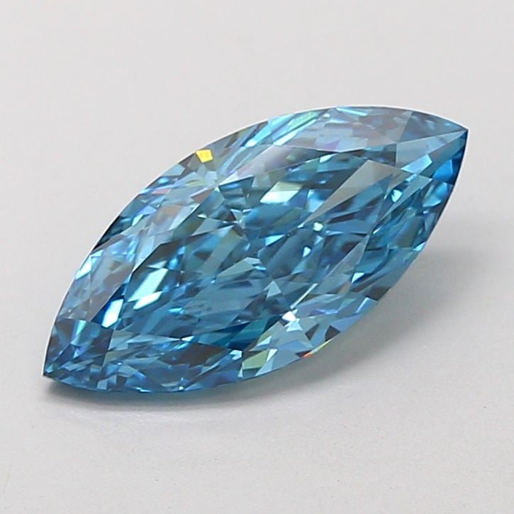Loose Diamond - MARQUISE 1.59ct Fancy Vivid Blue VS1: Loose Diamond - MARQUISE 1.59ct Fancy Vivid Blue VS1 Source: This is a real non-mined Diamond that has been grown in a lab Shape: MARQUISE Carats: 1.59 Color: Fancy Vivid Blue Certification: IGI Video