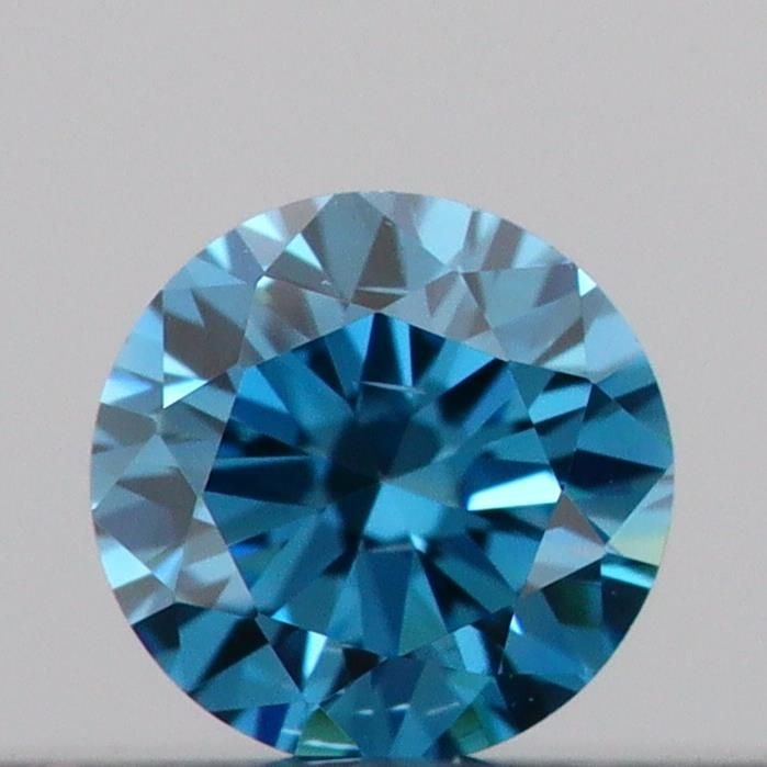 Loose Diamond - ROUND 0.1ct Fancy Vivid Blue VS2: Loose Diamond - ROUND 0.1ct Fancy Vivid Blue VS2 Source: This is a real non-mined Diamond that has been grown in a lab Shape: ROUND Carats: 0.1 Color: Fancy Vivid Blue Certification: IGI Video: Video