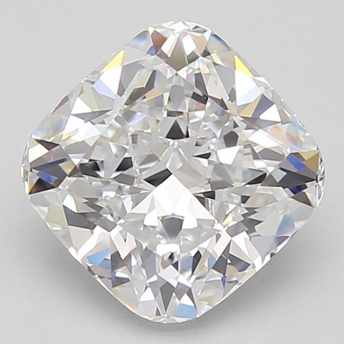Loose Diamond - CUSHION BRILLIANT 2.63ct D VVS2: Loose Diamond - CUSHION BRILLIANT 2.63ct D VVS2 Source: This is a real non-mined Diamond that has been grown in a lab Shape: CUSHION BRILLIANT Carats: 2.63 Color: D Clarity: VVS2 Certification: GIA Vi