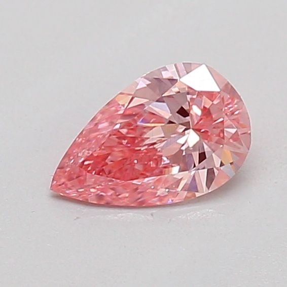 Loose Diamond - PEAR 0.27ct Fancy Vivid Pink VS1: Loose Diamond - PEAR 0.27ct Fancy Vivid Pink VS1 Source: This is a real non-mined Diamond that has been grown in a lab Shape: PEAR Carats: 0.27 Color: Fancy Vivid Pink Certification: IGI The Diamond D