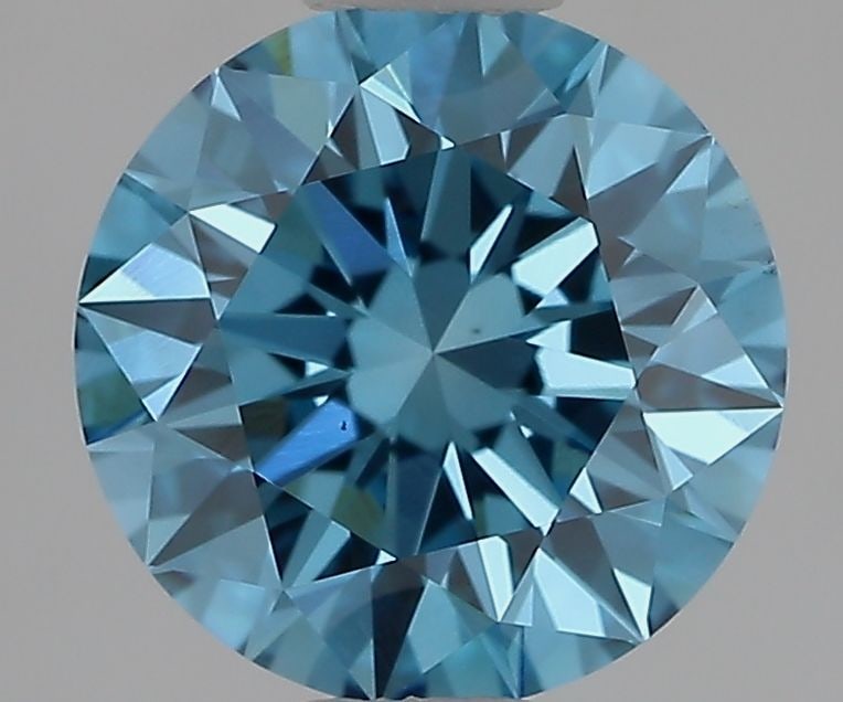 Loose Diamond - ROUND 1.52ct Fancy Vivid Blue VS1: Loose Diamond - ROUND 1.52ct Fancy Vivid Blue VS1 Source: This is a real non-mined Diamond that has been grown in a lab Shape: ROUND Carats: 1.52 Color: Fancy Vivid Blue Certification: IGI Video: