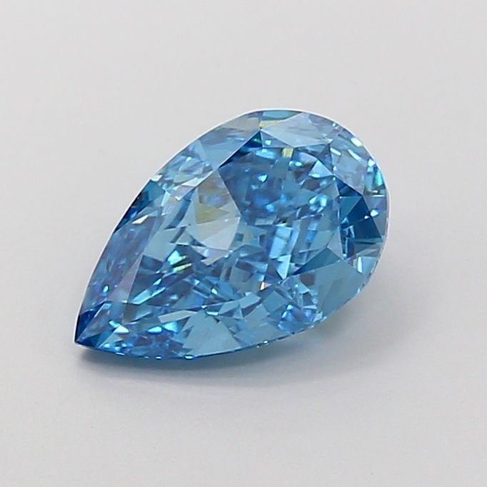 Loose Diamond - PEAR 2.02ct Fancy Vivid Blue VS1: Loose Diamond - PEAR 2.02ct Fancy Vivid Blue VS1 Source: This is a real non-mined Diamond that has been grown in a lab Shape: PEAR Carats: 2.02 Color: Fancy Vivid Blue Certification: IGI Video: