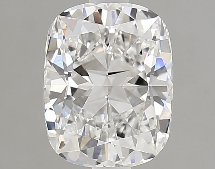 Loose Diamond - CUSHION MODIFIED 2.01ct F VVS2: Loose Diamond - CUSHION MODIFIED 2.01ct F VVS2 Source: This is a real non-mined Diamond that has been grown in a lab Shape: CUSHION MODIFIED Carats: 2.01 Color: F Clarity: VVS2 Certification: IGI Vide