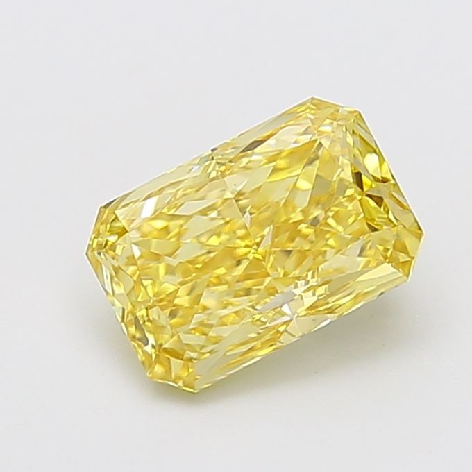 Loose Diamond - RADIANT 2.55ct Fancy Intense Yellow VS1: Loose Diamond - RADIANT 2.55ct Fancy Intense Yellow VS1 Source: This is a real non-mined Diamond that has been grown in a lab Shape: RADIANT Carats: 2.55 Color: Fancy Intense Yellow Certification: