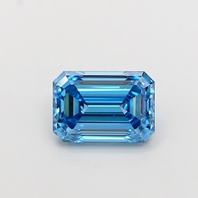 Loose Diamond - EMERALD 1.5ct Fancy Vivid Blue VS2: Loose Diamond - EMERALD 1.5ct Fancy Vivid Blue VS2 Source: This is a real non-mined Diamond that has been grown in a lab Shape: EMERALD Carats: 1.5 Color: Fancy Vivid Blue Certification: IGI Video: