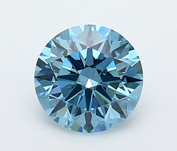 Ideal Loose Diamond - ROUND 1.05ct Fancy Vivid Blue VS1: Ideal Loose Diamond - ROUND 1.05ct Fancy Vivid Blue VS1 Source: This is a real non-mined Diamond that has been grown in a lab Shape: ROUND Carats: 1.05 Color: Fancy Vivid Blue Certification: IGI Video