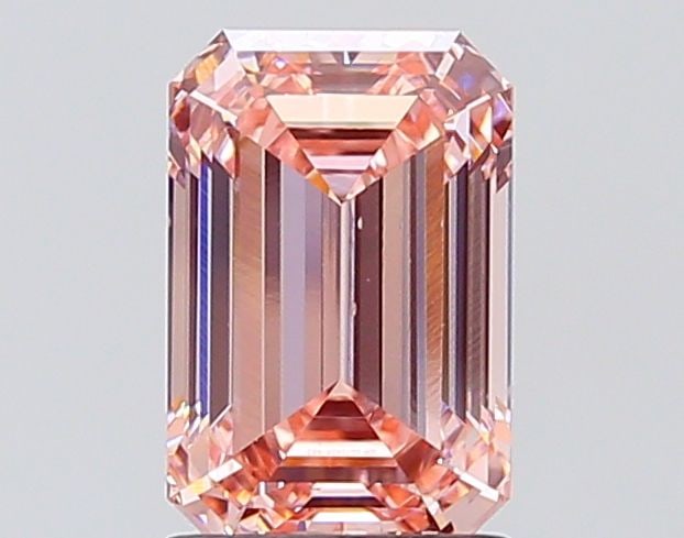Loose Diamond - EMERALD 2.02ct Fancy Intense Pink VS2: Loose Diamond - EMERALD 2.02ct Fancy Intense Pink VS2 Source: This is a real non-mined Diamond that has been grown in a lab Shape: EMERALD Carats: 2.02 Color: Fancy Intense Pink Certification: IGI Vid